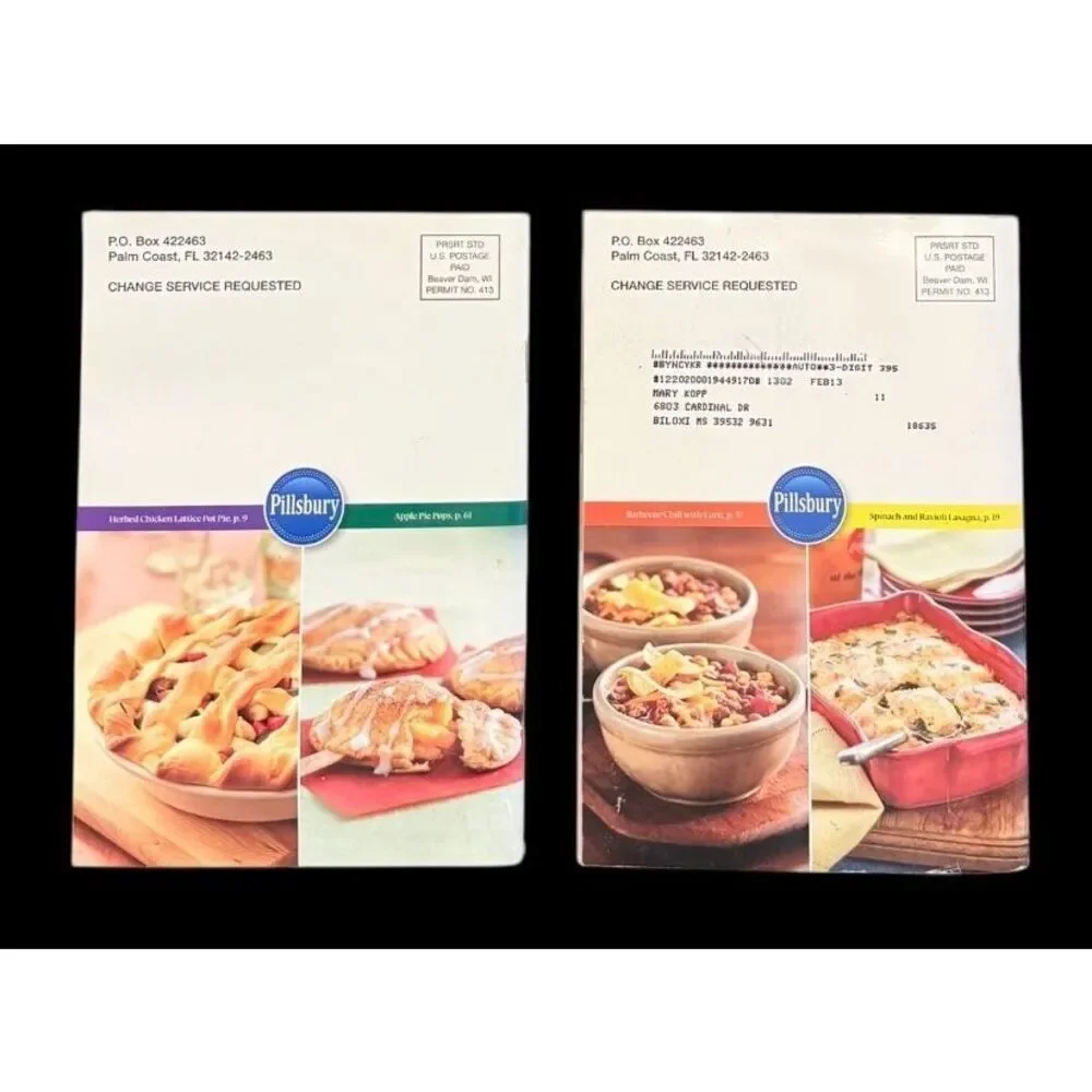 Pillsbury Vintage Cookbooks Set of 4